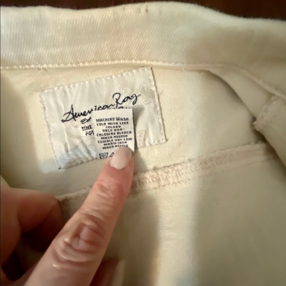 American Rag Distressed Jean Jacket - Picture 7 of 8